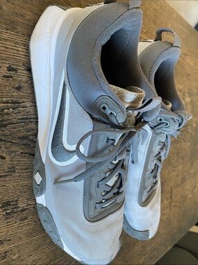 Nike Men’s Athletic Shoes Gray and White